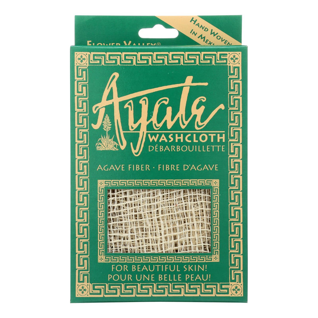Flower Valley Washcloth - 1 Cloth - Maras Green